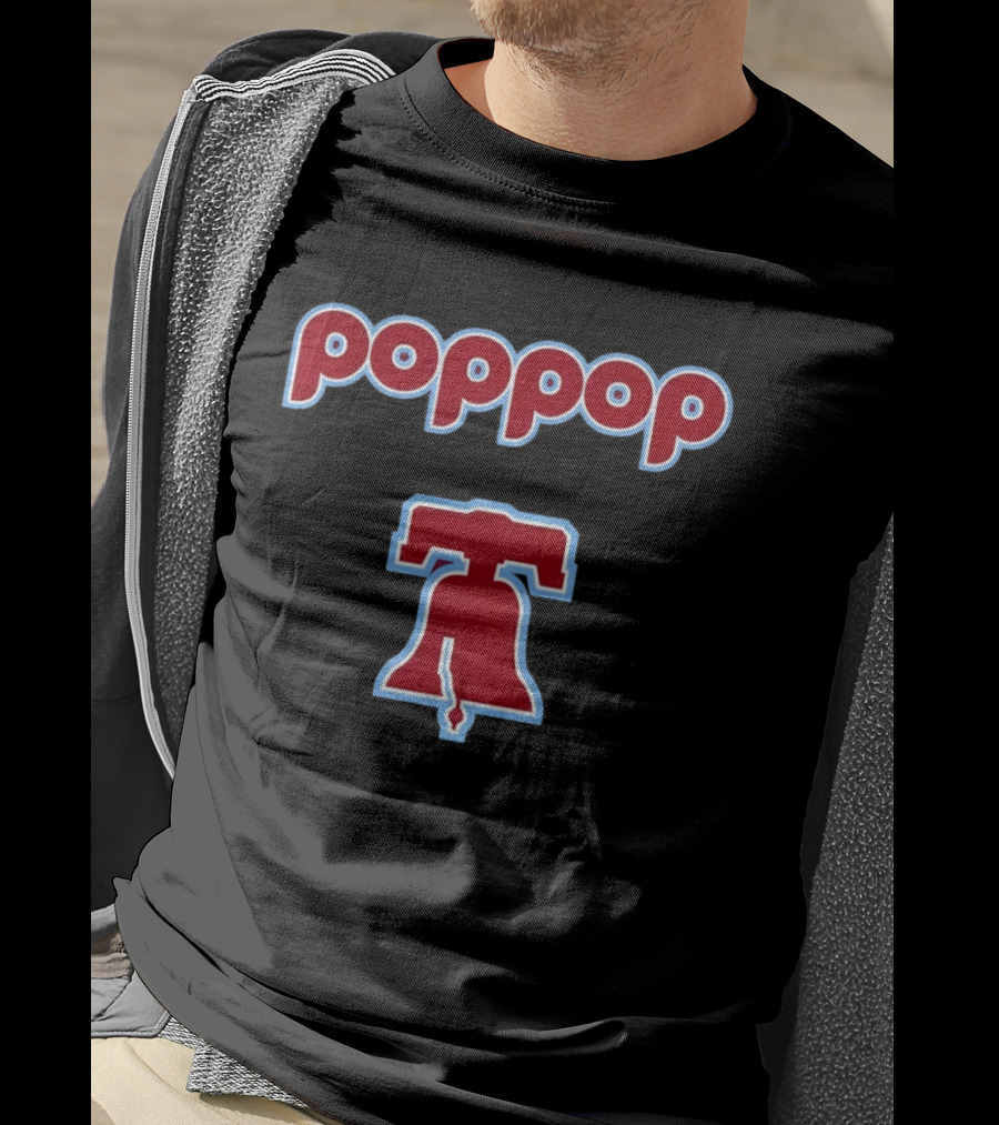 Philadelphia Phillies Poppop Liberty Bell MLB 2026 T-Shirt