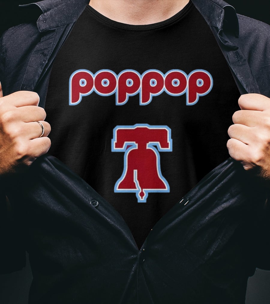 Philadelphia Phillies Poppop Liberty Bell MLB 2026 T-Shirt