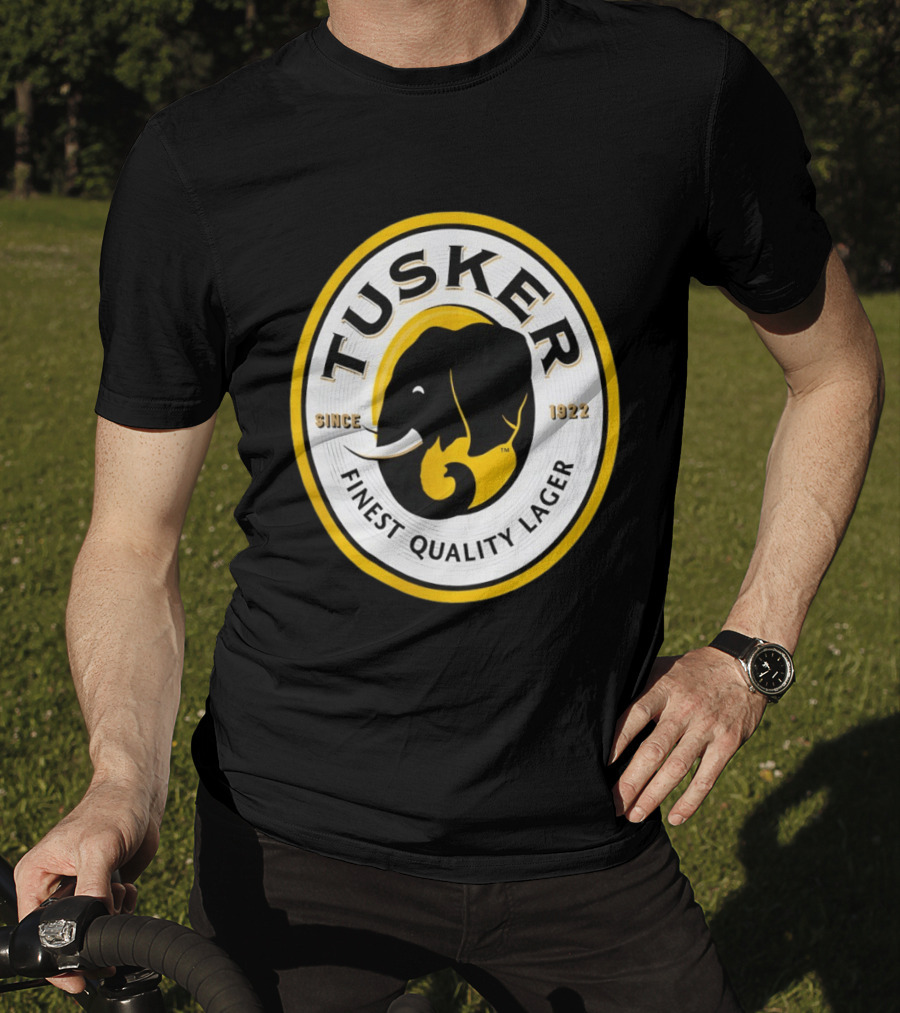 Tusker Elephant Finest Quality Lager Since 1922 T-Shirt