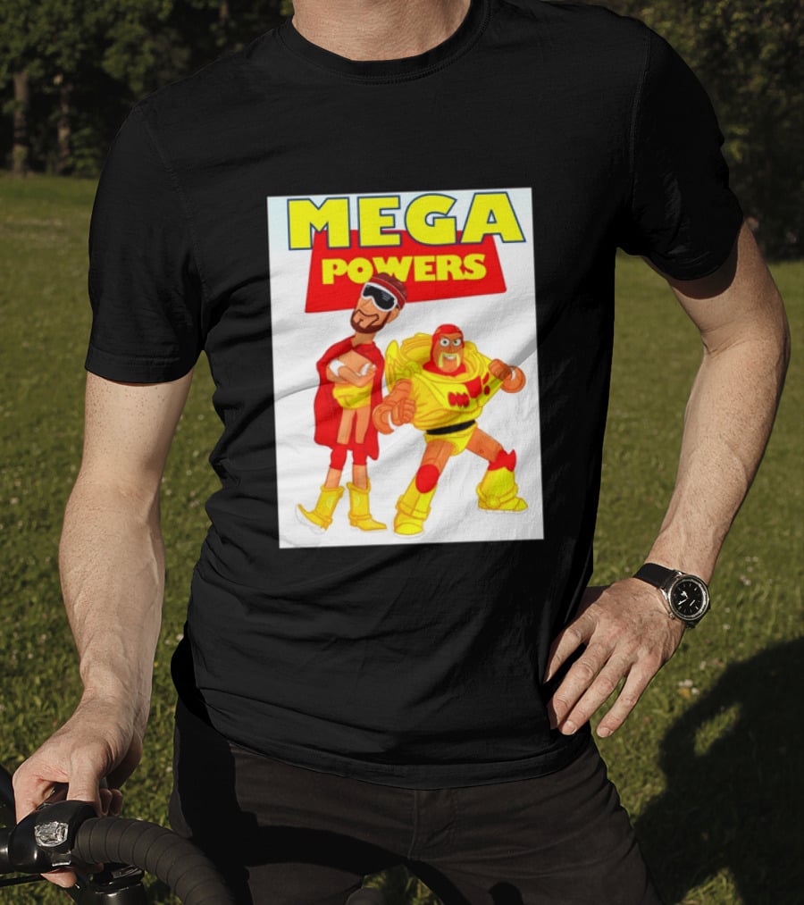 Randy Macho Man Savage Buzz Lightyear Hulk Hogan Toy Story WWE Mega Powers T-Shirt