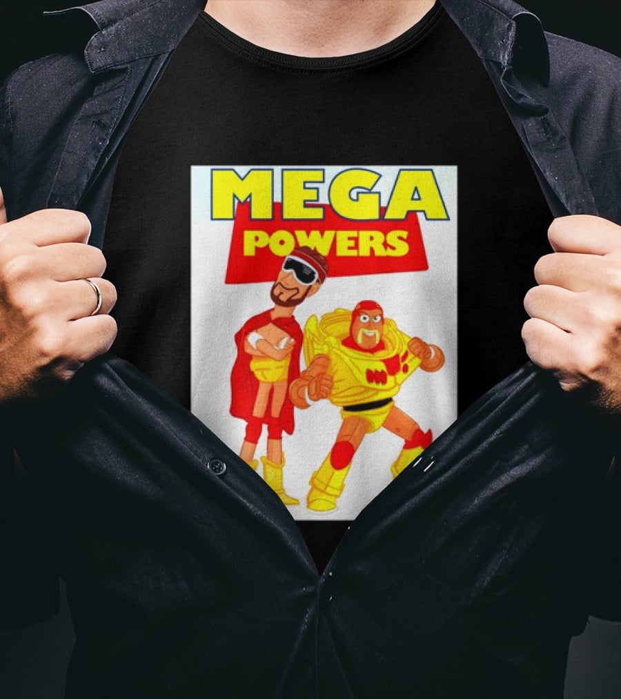 Randy Macho Man Savage Buzz Lightyear Hulk Hogan Toy Story WWE Mega Powers T-Shirt