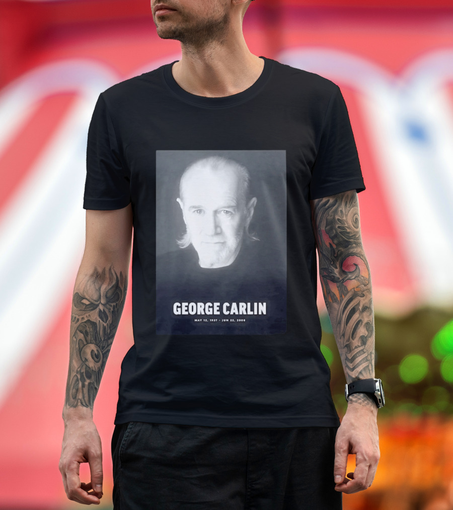 George Carlin May 12 1937 Jun 22 2008 T-Shirt