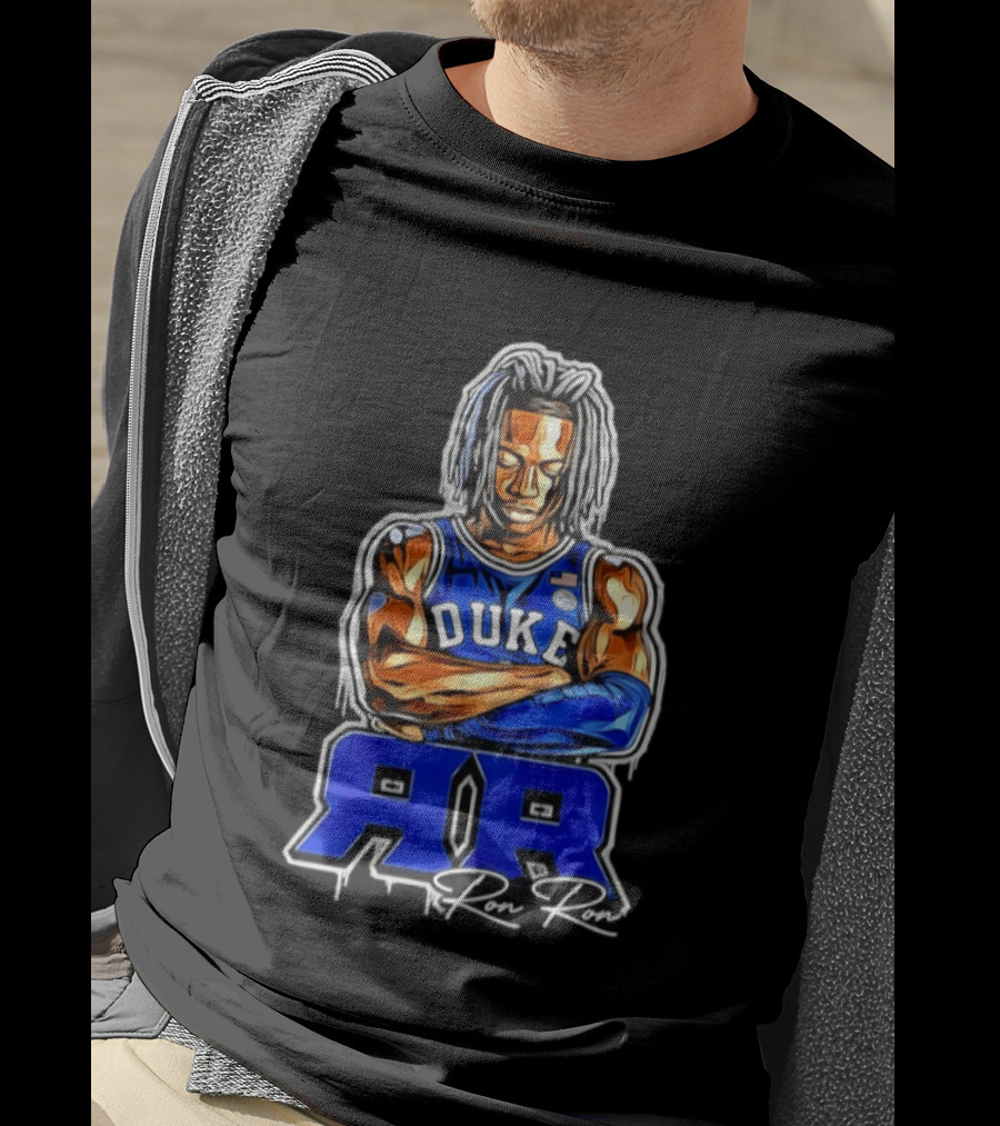 Ron Ron Deron Rippey Jr Duke Blue Devils Basketball Player T-Shirt