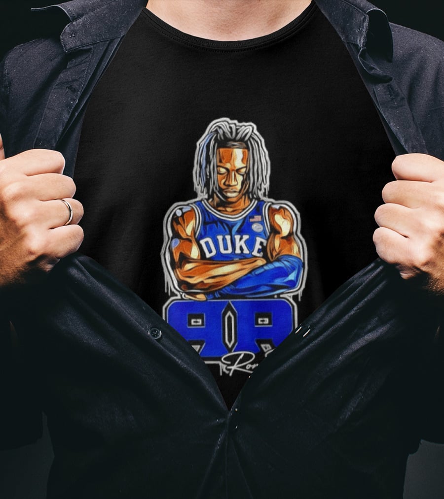 Ron Ron Deron Rippey Jr Duke Blue Devils Basketball Player T-Shirt
