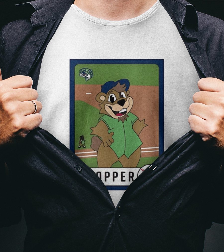 Chopper Gwinnett Stripers Baseball Card Go Stripers T-Shirt