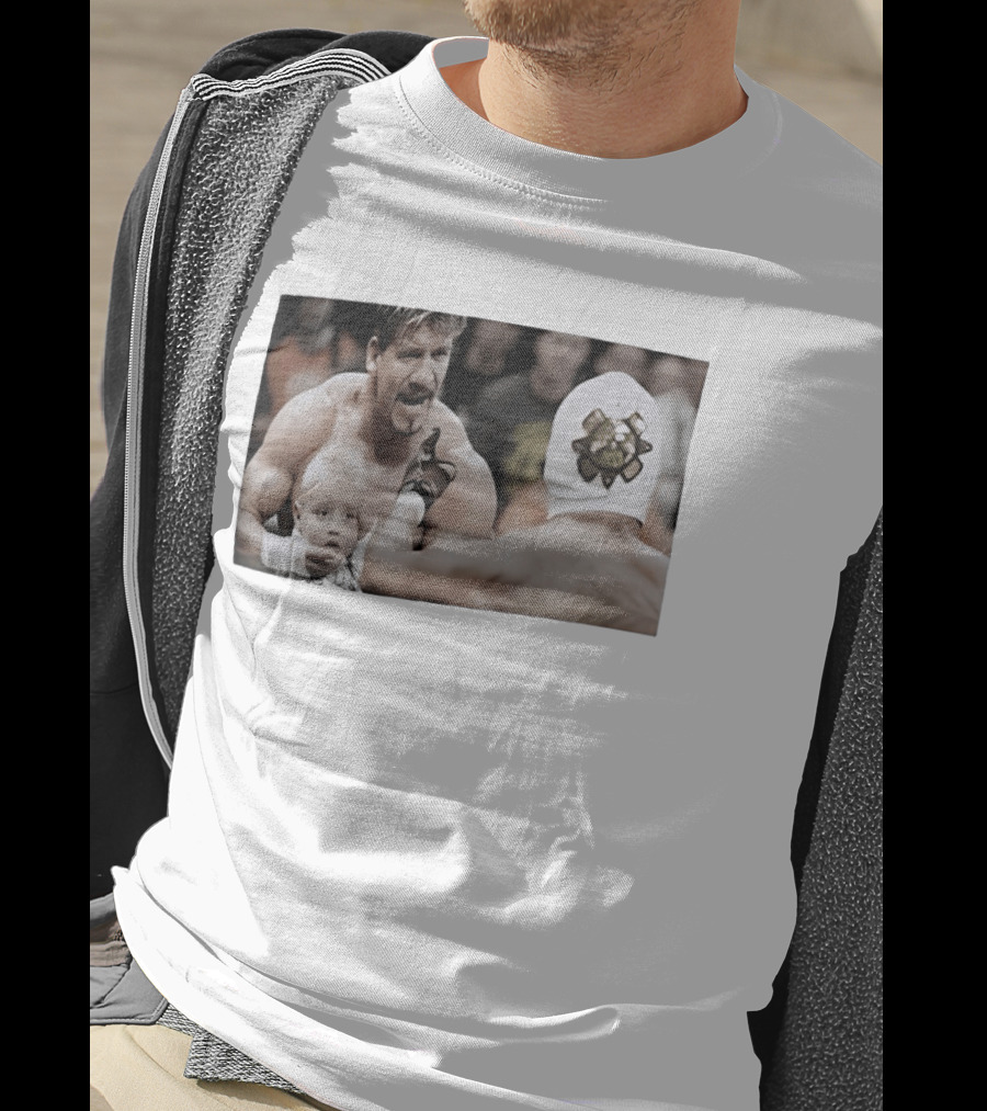 Eddie Guerrero Rey Mysterio WWE Battle With Child In Ring T-Shirt