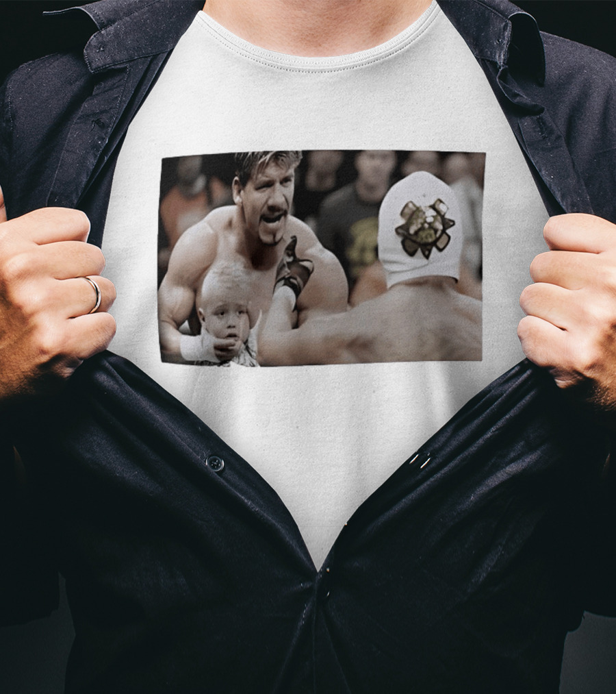 Eddie Guerrero Rey Mysterio WWE Battle With Child In Ring T-Shirt