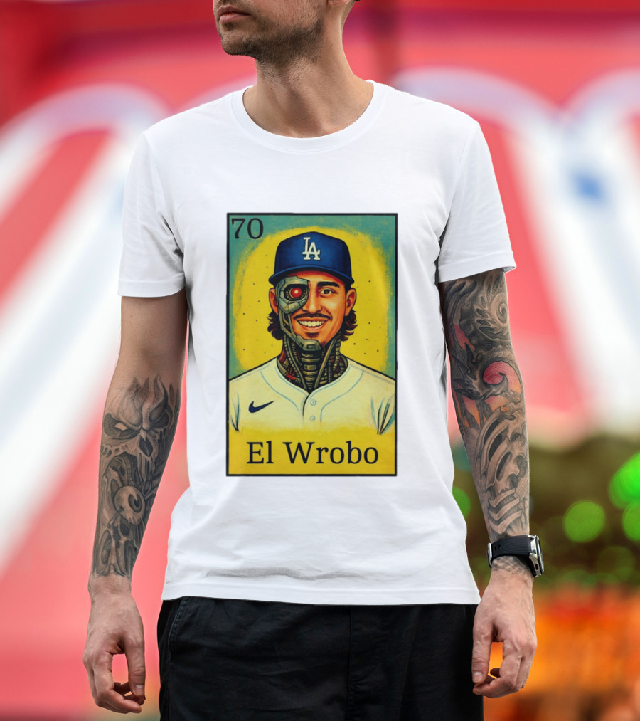 El Wrobo 70 Evan Phillips Los Angeles Dodgers T-Shirt