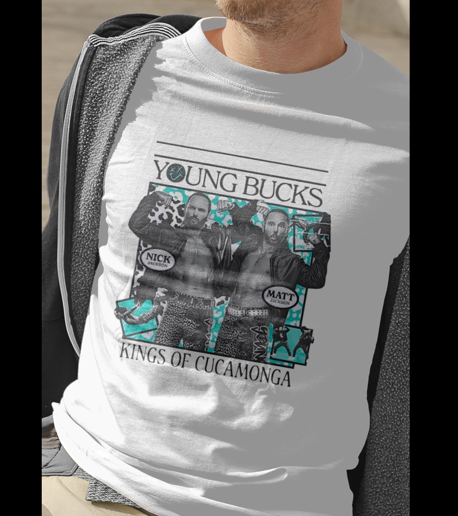 Young Bucks Nick Jackson Matt Jackson Kings Of Cucamonga T-Shirt