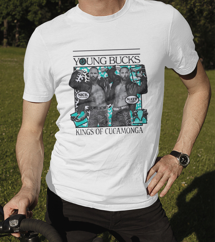Young Bucks Nick Jackson Matt Jackson Kings Of Cucamonga T-Shirt