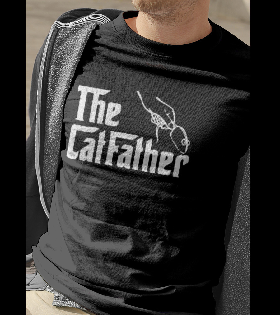 2026 The Catfather Feline Mafia Humor T-Shirt