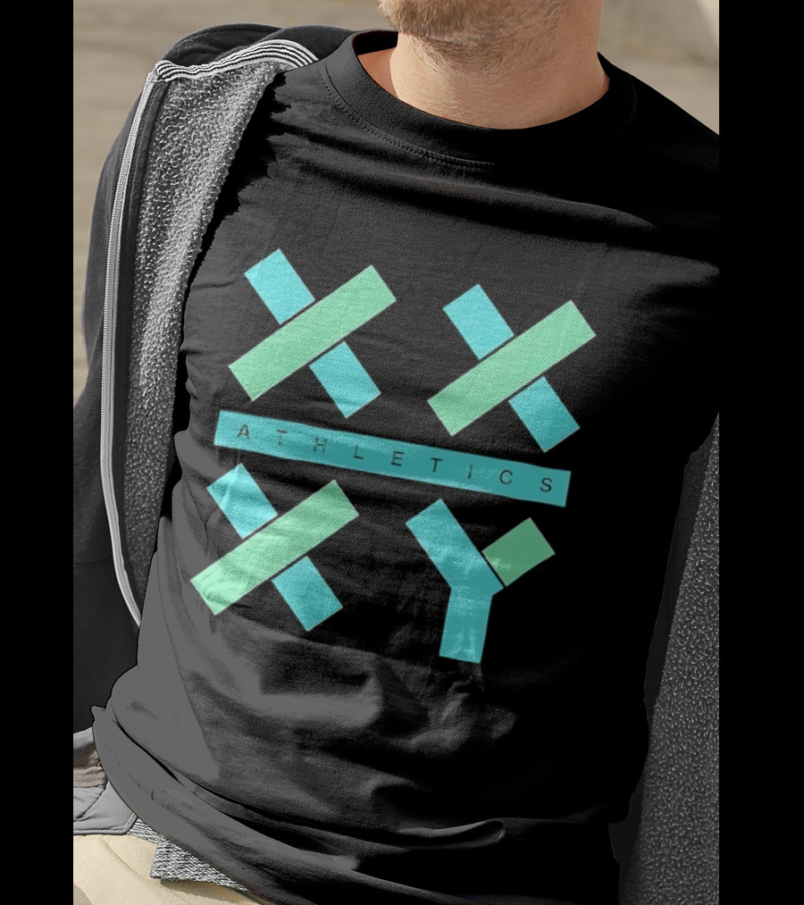 Athletics X Y Geometric Shapes Sports Abstract T-Shirt