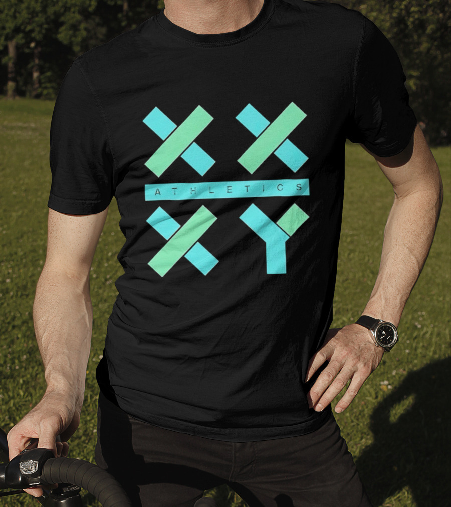Athletics X Y Geometric Shapes Sports Abstract T-Shirt