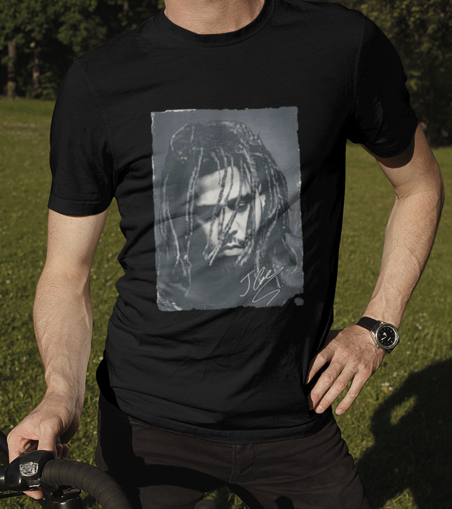 J Cole 2023 Concert Portrait Signature T-Shirt