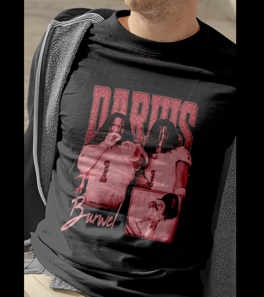 Darius Burwell Football Player Athlete Sports Number 1 T-Shirt
