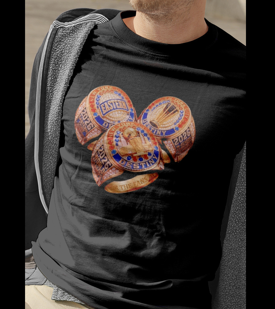 New York Basketball Championship Rings Eastern Conference Destiny T-Shirt