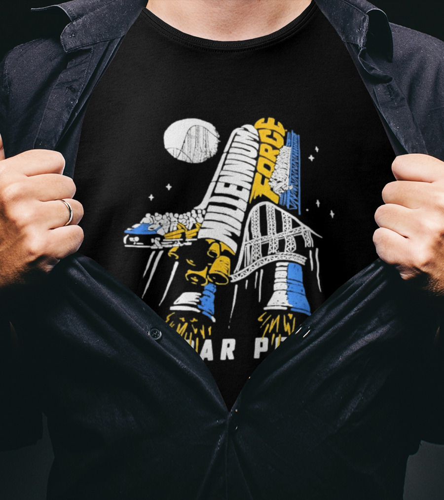 Millennium Force Roller Cedar Point Ride Adventure T-Shirt