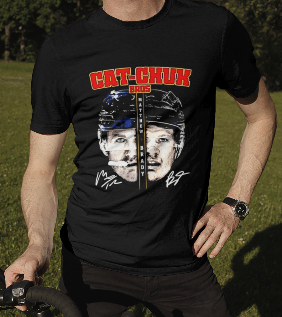 Florida Cat Chuk Bros Matthew Brady Tkachuk Signatures T-Shirt