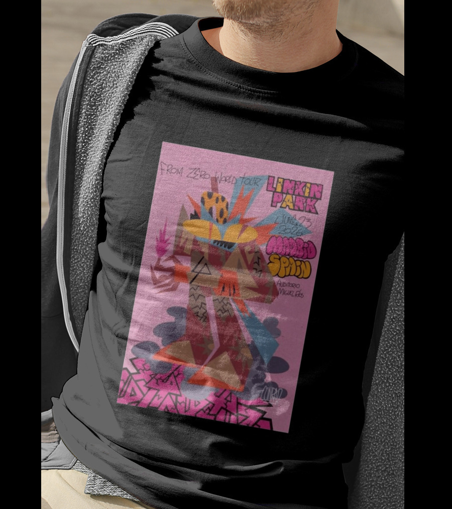 From Zero World Tour Linkin Park June 23 2026 Madrid Spain Auditorio Miguel Ríos T-Shirt