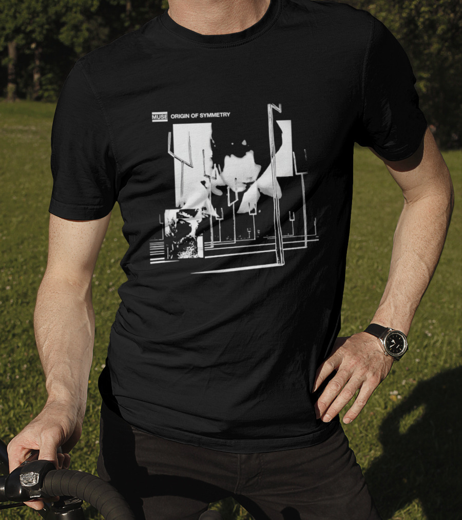 Muse Origin Of Symmetry Album Cover Forks Shadows T-Shirt