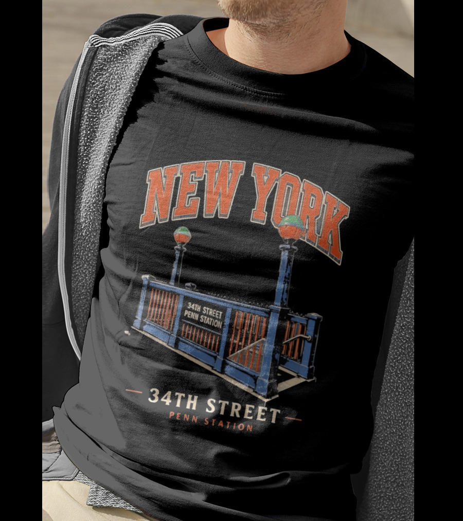 New York 34th Street Penn Station Subway Entrance T-Shirt
