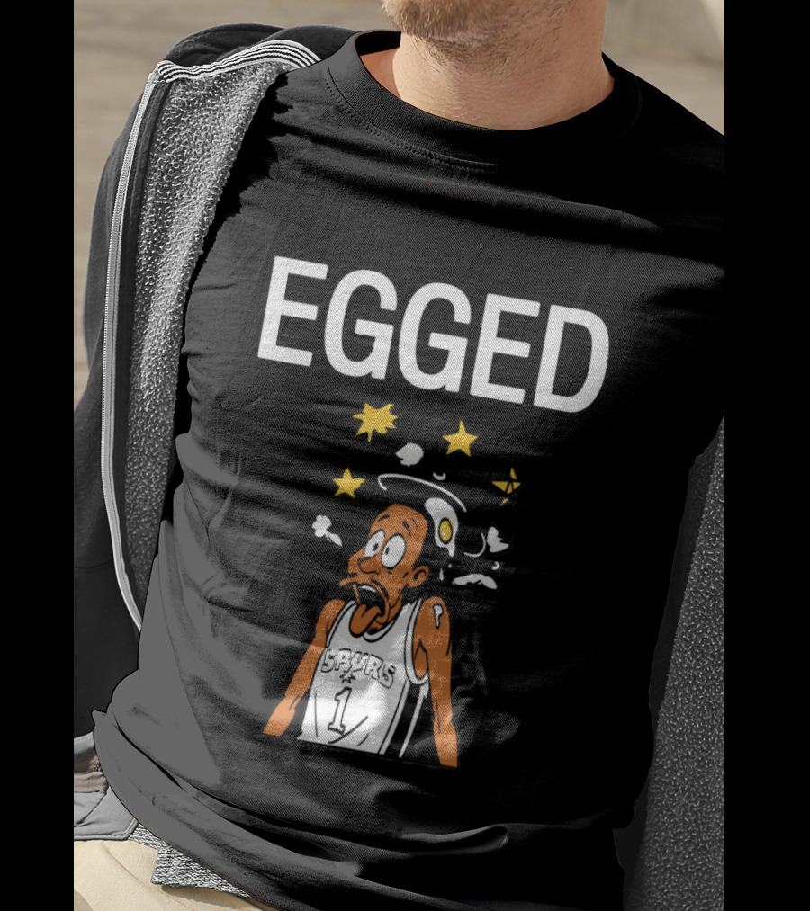 Victor Wembanyama Egged Cartoon Meme San Antonio Spurs Number 1 T-Shirt