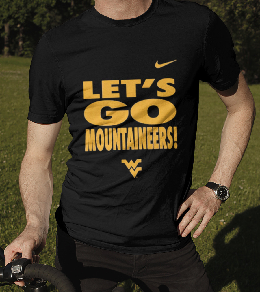 Let's Go Mountaineers Nike WVU West Virginia Mountaineers T-Shirt