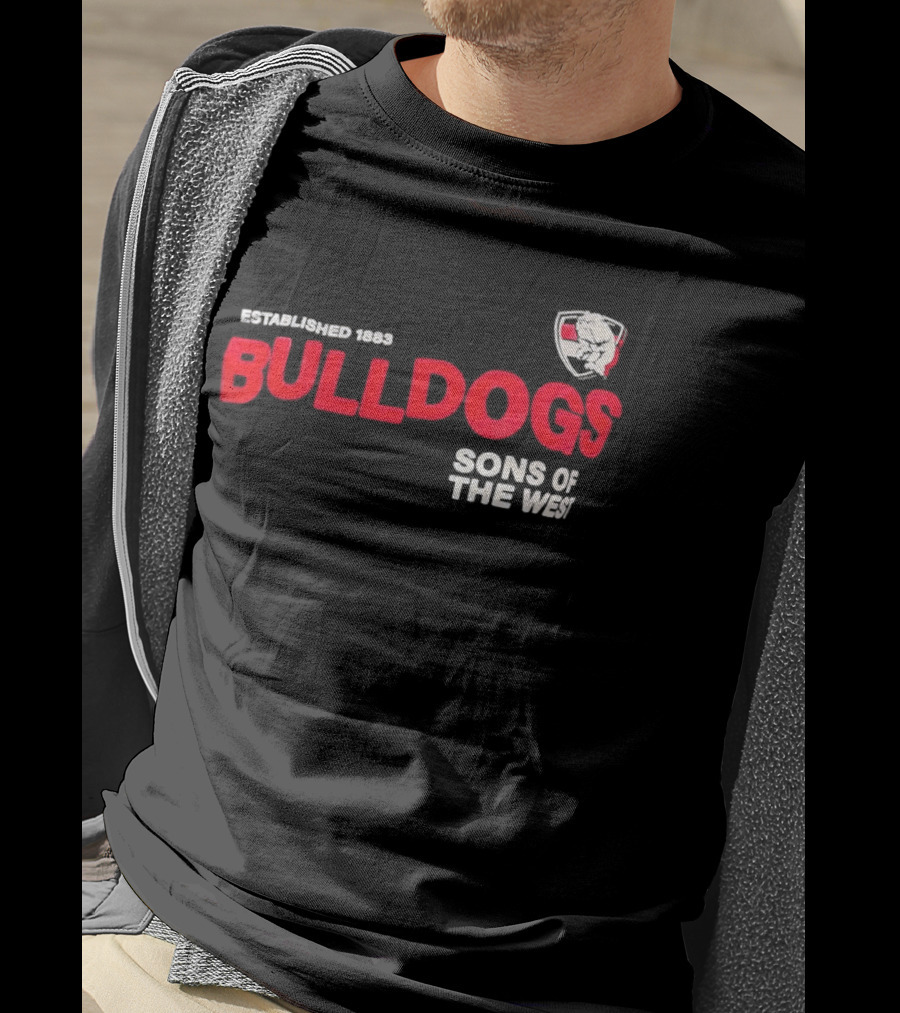 Western Bulldogs Established 1883 Sons Of The West T-Shirt