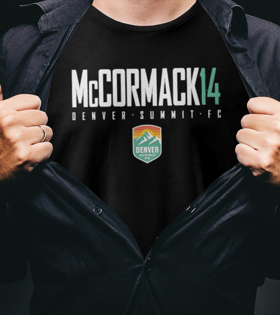 McCormack 14 Denver Summit FC Elite Name And Number T-Shirt