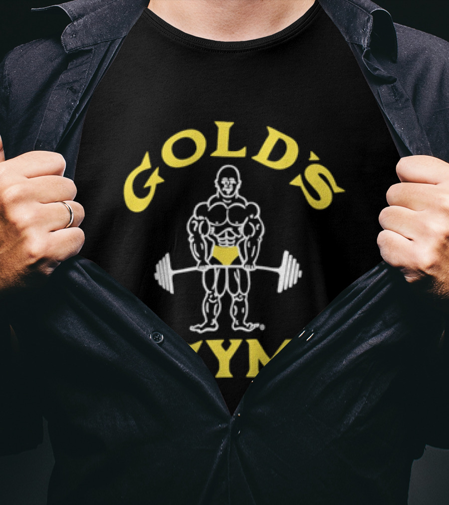 Gold's Gym Weightlifting Classic Icon Fitness T-Shirt