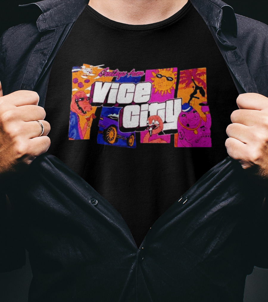 Greetings From Vice City Grand Theft Auto VI GTA 6 Lucia T-Shirt