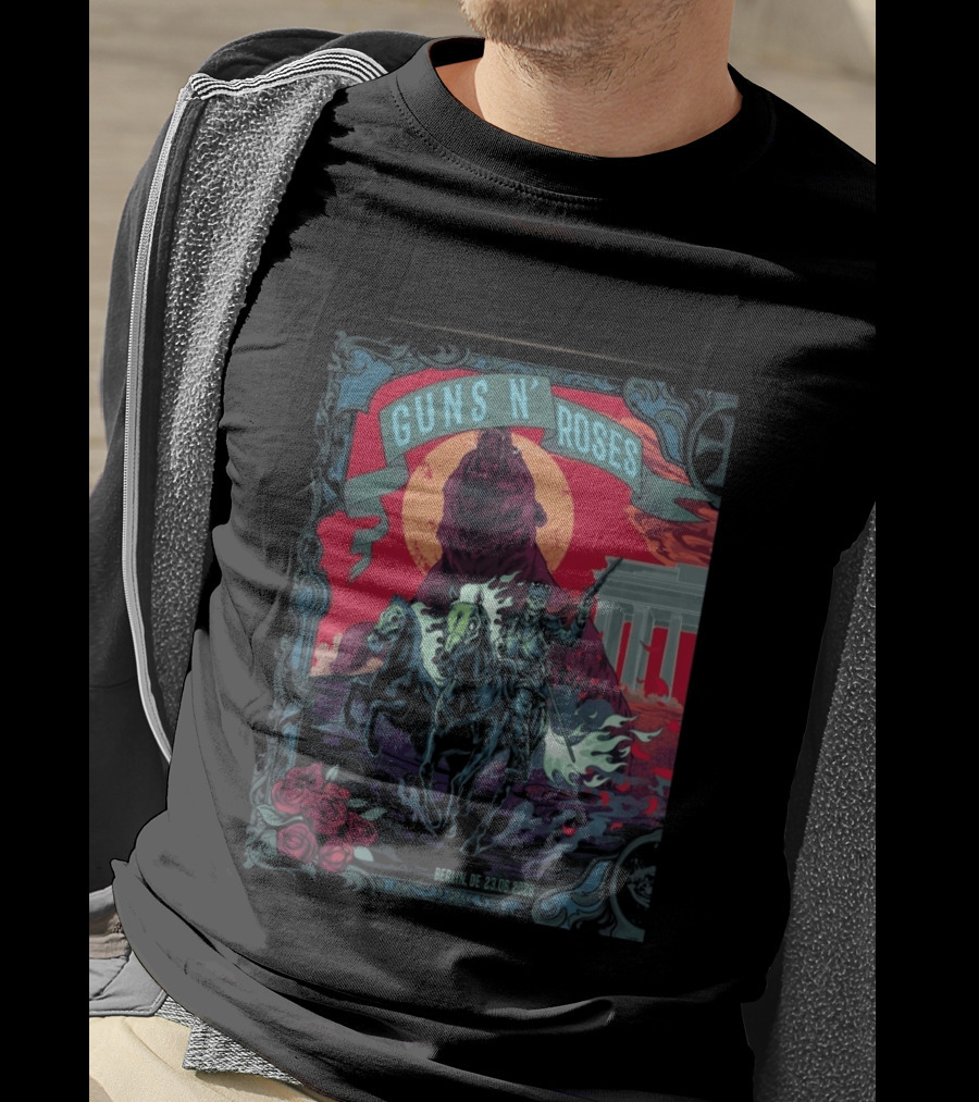 Guns N' Roses Berlin 2026 Night 1 Uber Arena 23 June Event T-Shirt