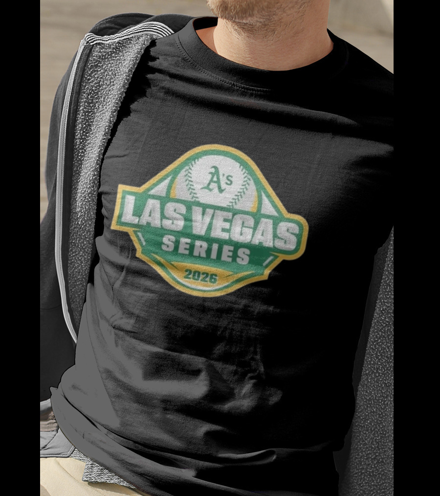 Oakland Athletics A's Las Vegas Series 2026 Green MLB Baseball T-Shirt