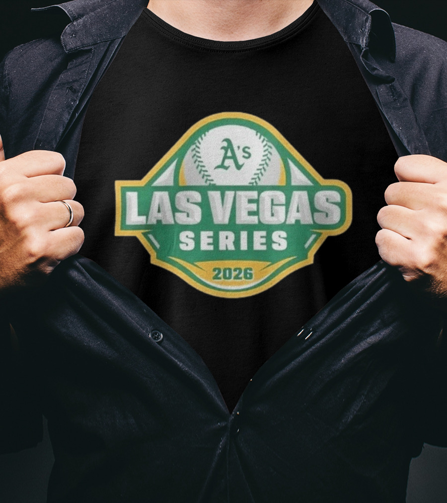 Oakland Athletics A's Las Vegas Series 2026 Green MLB Baseball T-Shirt