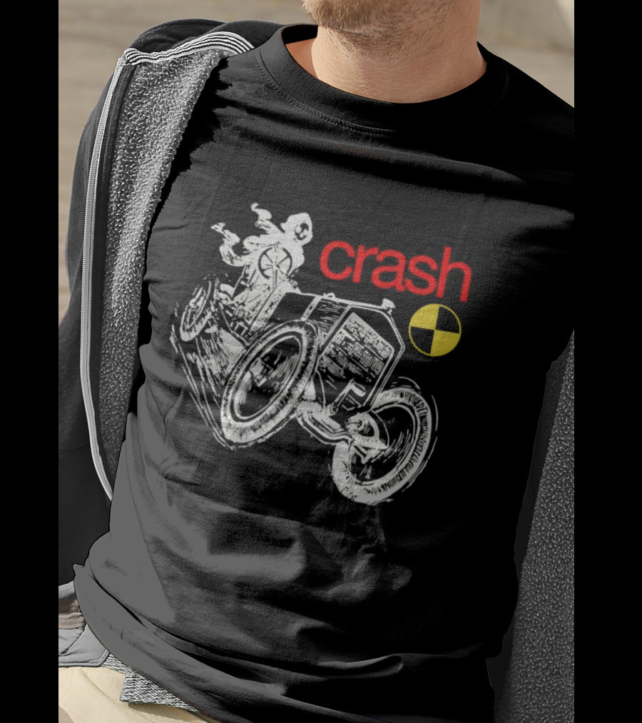 Crash Skeleton Motorcycle Test Dummy T-Shirt