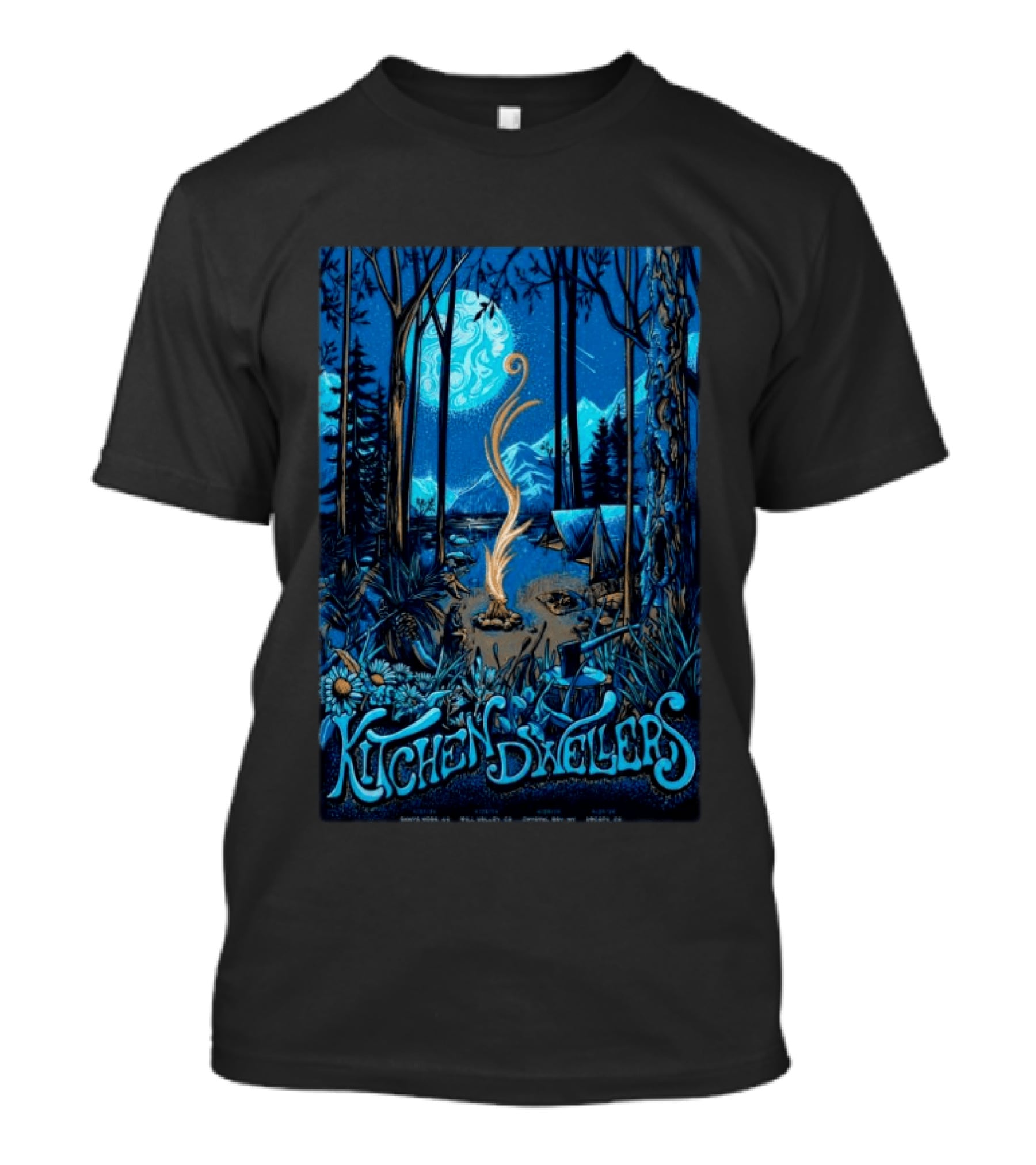 Kitchen Dwellers Live In Crystal Bay Nevada June 25 2026 Concert T-Shirt