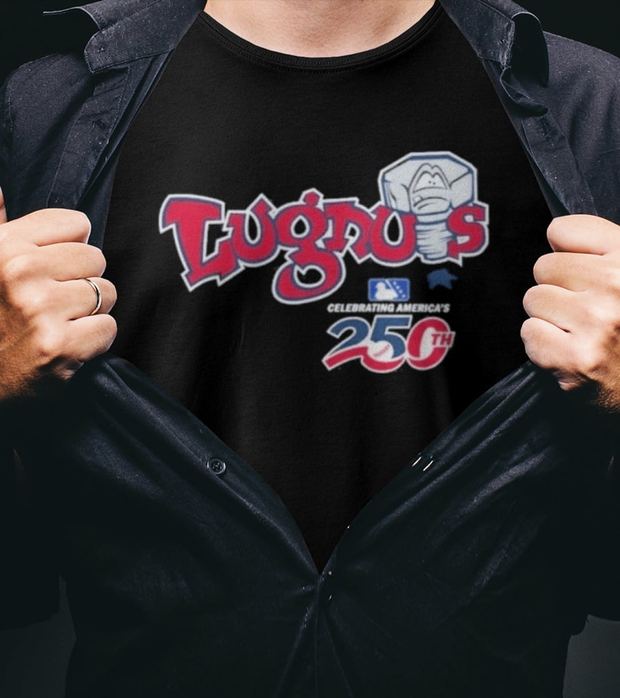Lansing Lugnuts MiLB Baseball America's 250th Anniversary Celebration T-Shirt