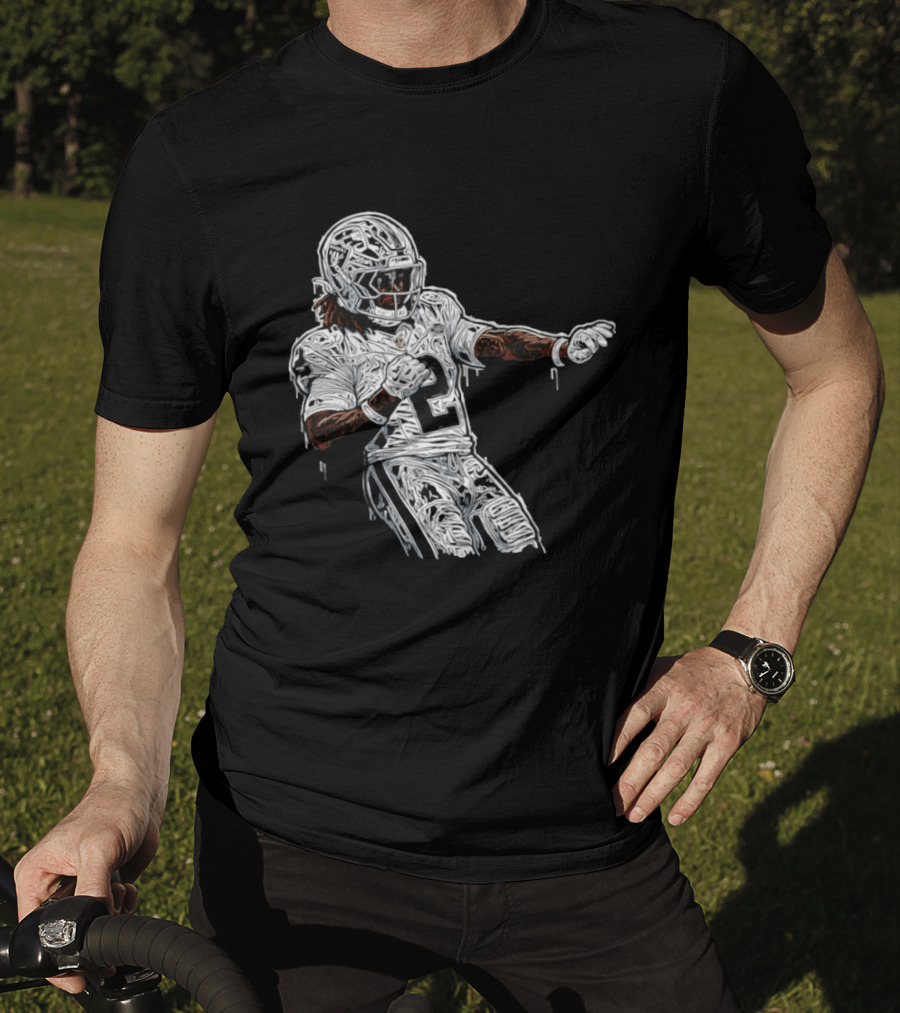 Las Vegas Raiders Ashton Jeanty 2 Football Player T-Shirt