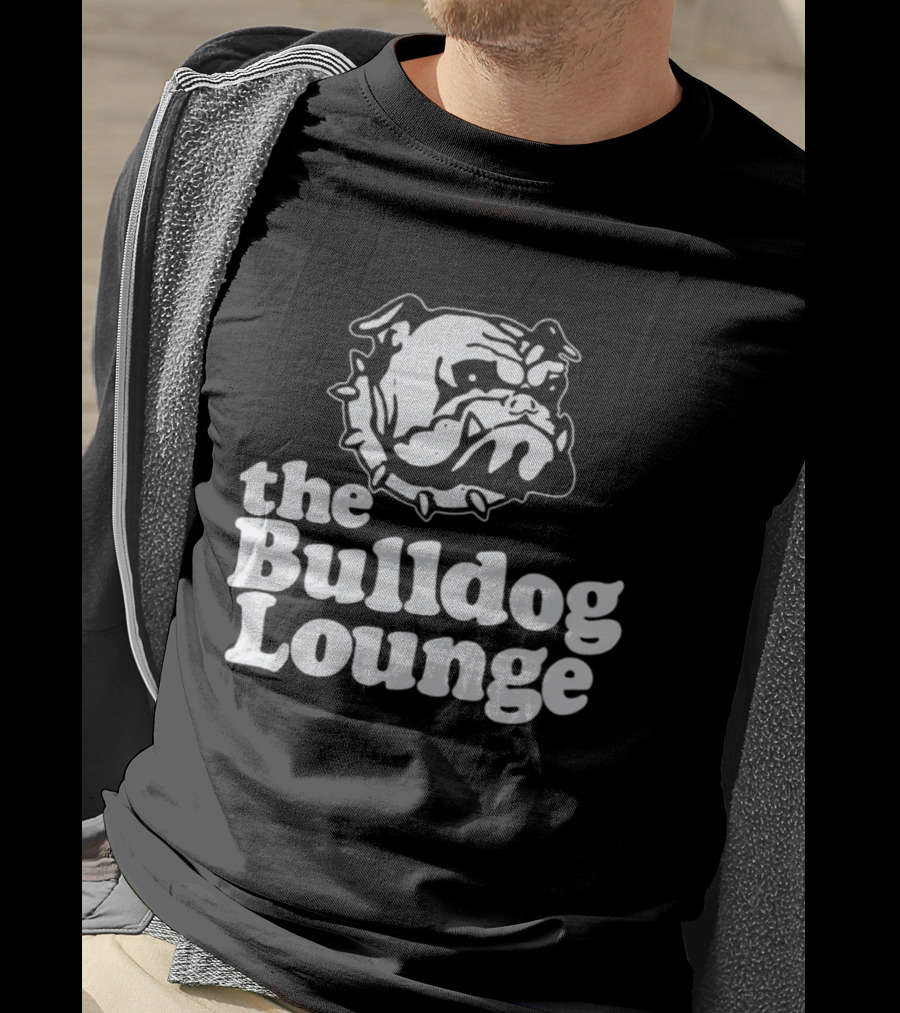 The Bulldog Lounge Dog Lover Bar Pub T-Shirt