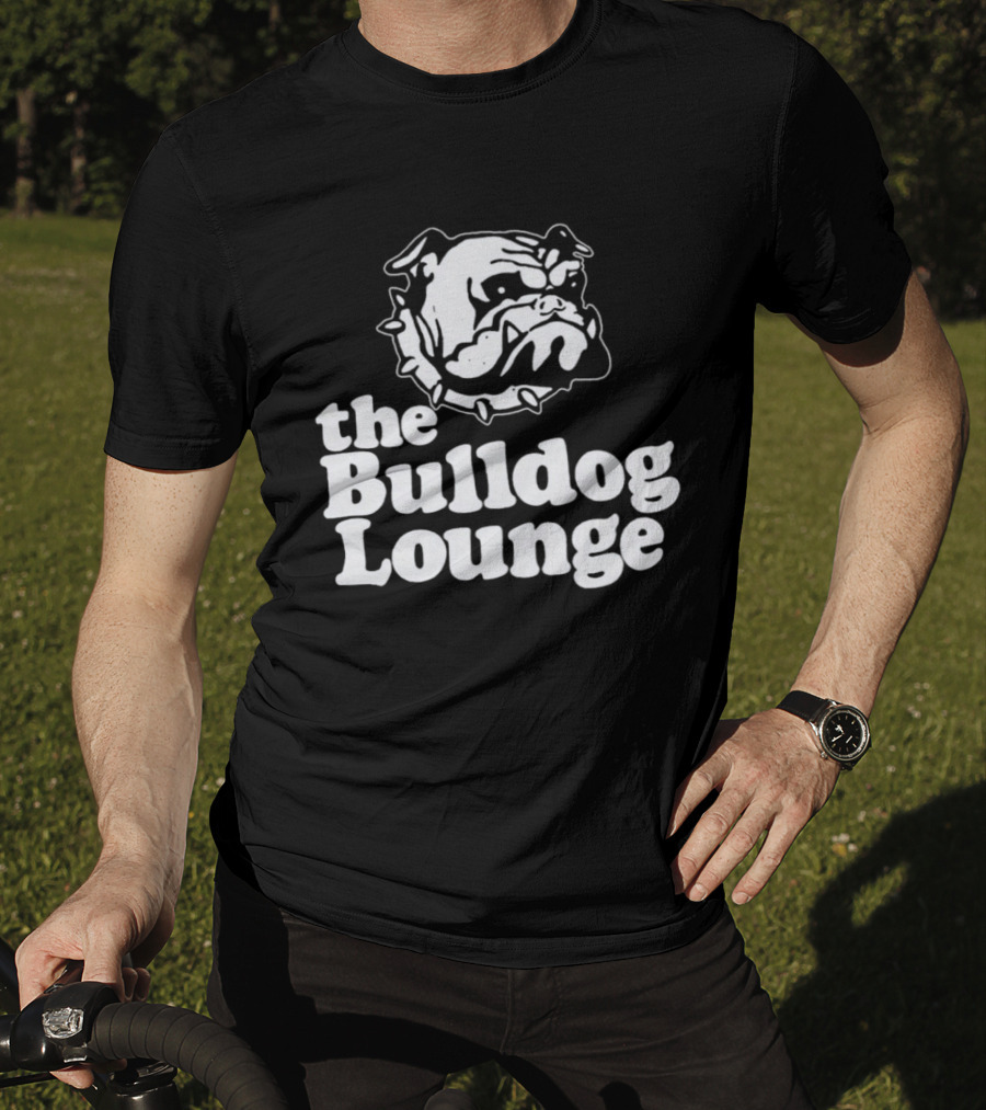 The Bulldog Lounge Dog Lover Bar Pub T-Shirt