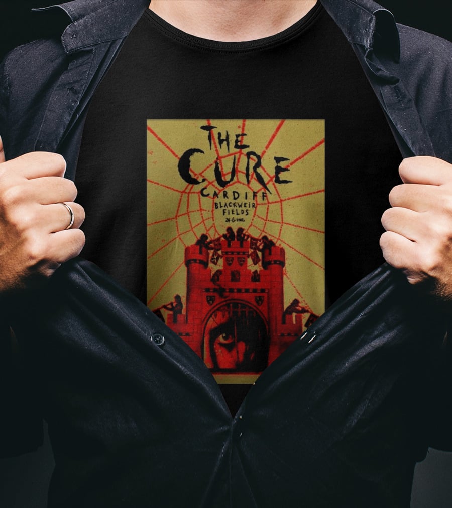 The Cure Cardiff Blackweir Fields 24 6 2026 T-Shirt