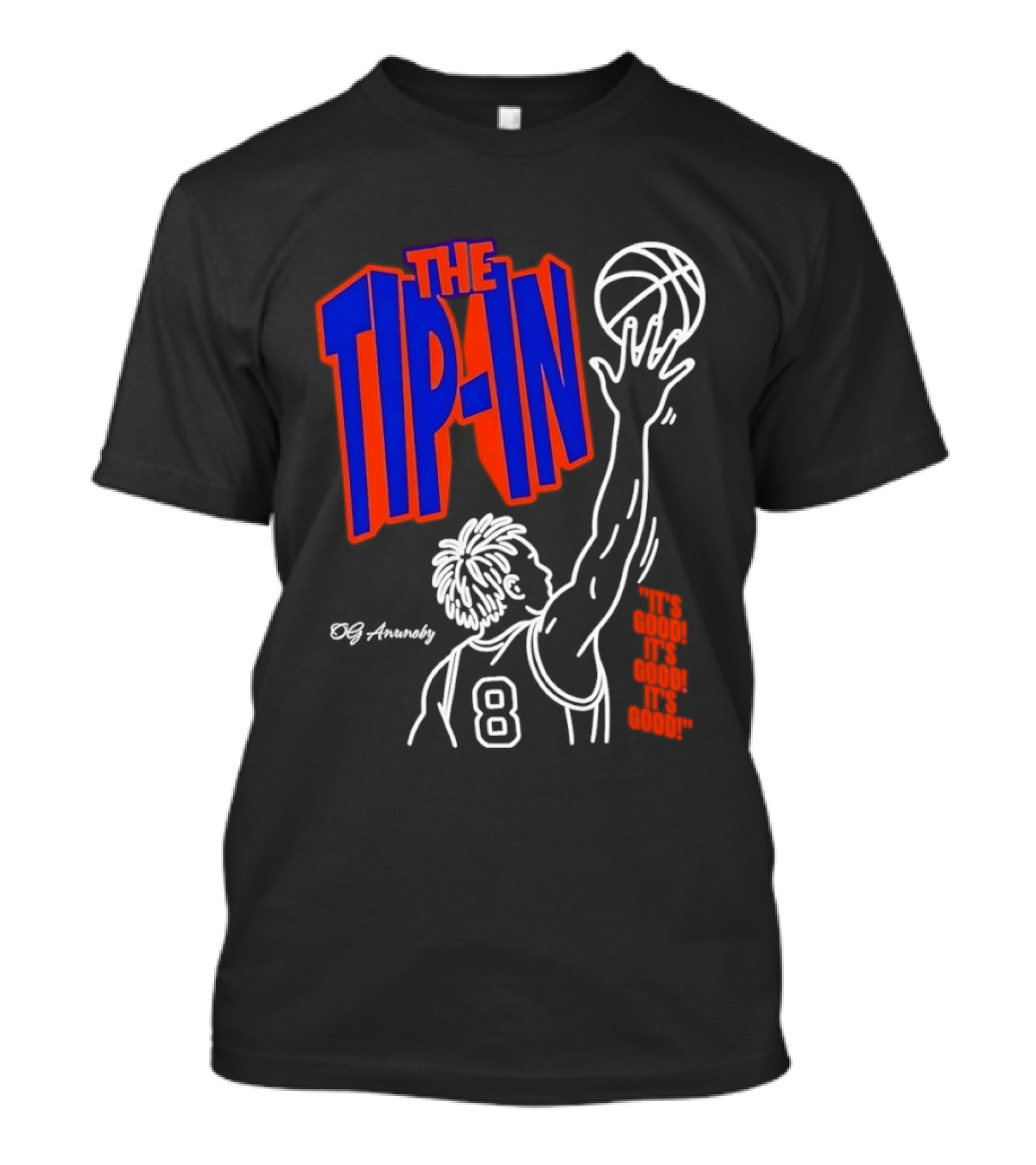 The Tip In OG Anunoby New York Knicks 2026 NBA Champs Basketball Player 8 T-Shirt