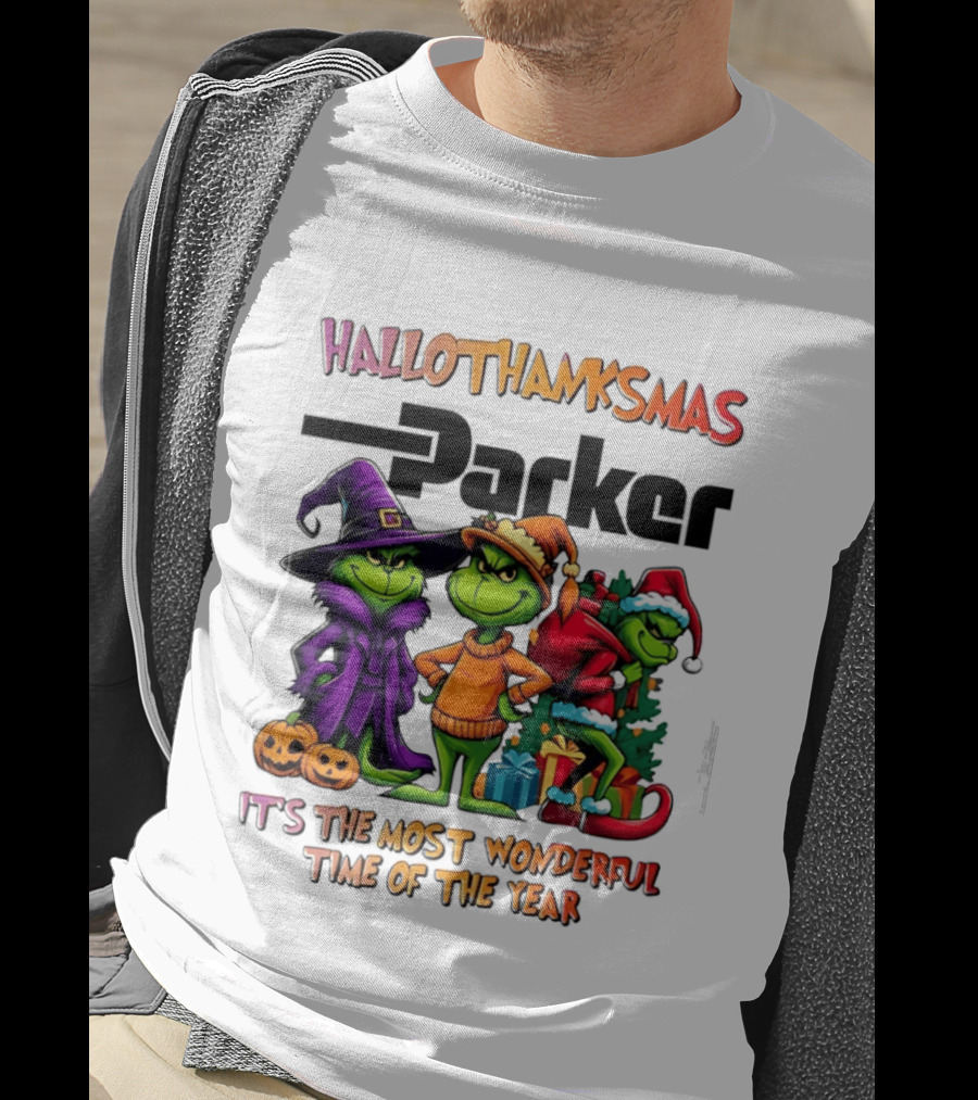 HalloThanksMas Grinch Parker It's The Most Wonderful Time Of The Year 2025 T-Shirt