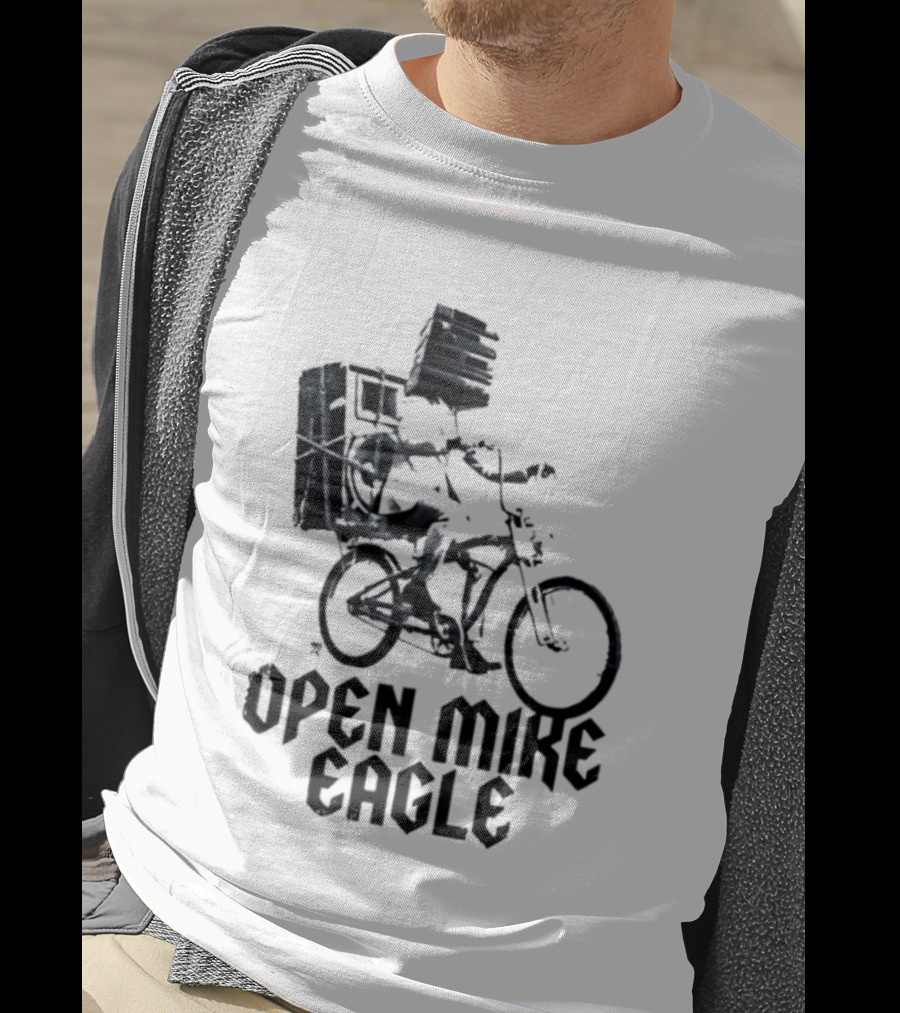 Open Mike Eagle Bicycle Art Hip Hop Alternative Rap T-Shirt