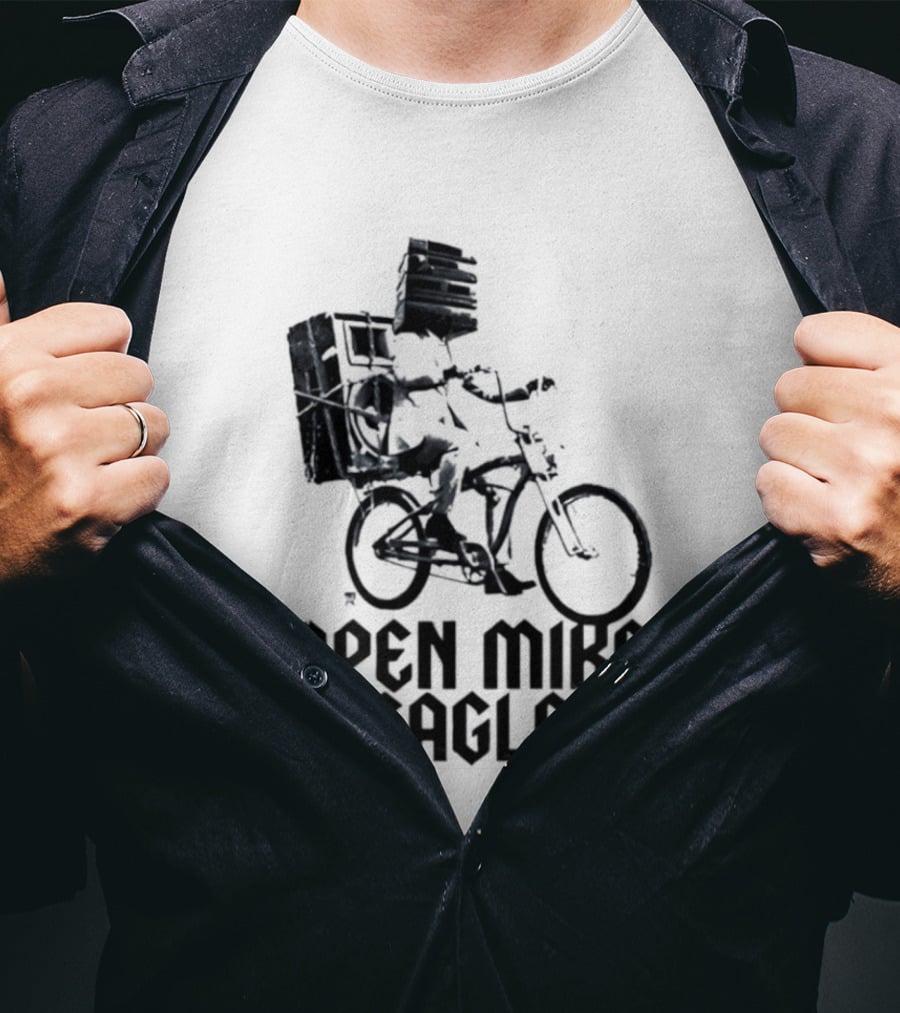 Open Mike Eagle Bicycle Art Hip Hop Alternative Rap T-Shirt