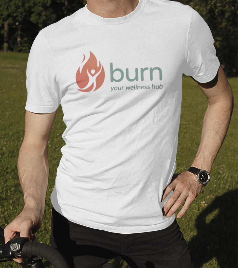 Burn Your Wellness Hub Flame T-Shirt