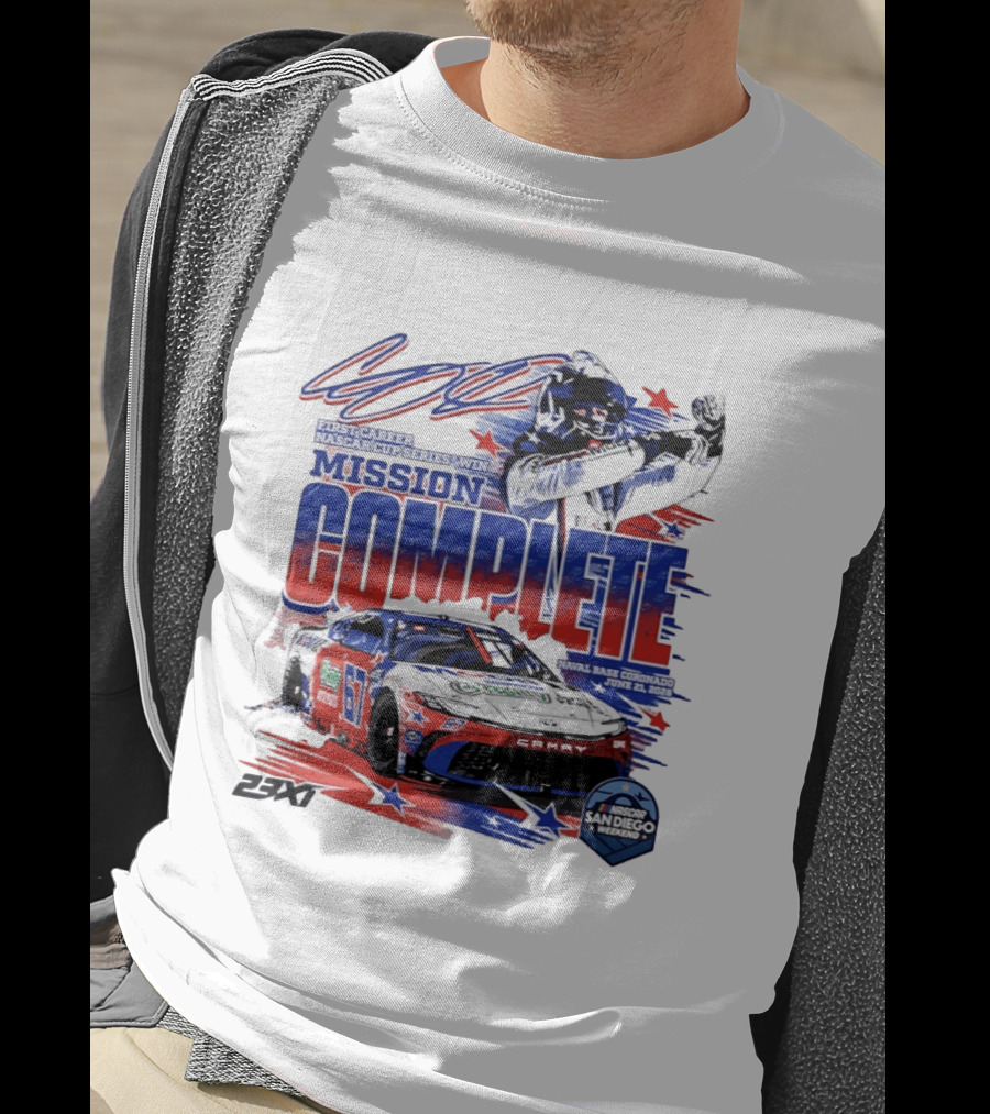NASCAR San Diego 2023 First Career Cup Series Win Mission Complete T-Shirt