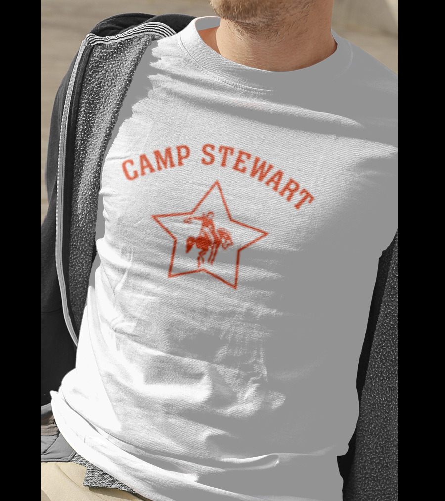 Camp Stewart Star Design With Horse T-Shirt