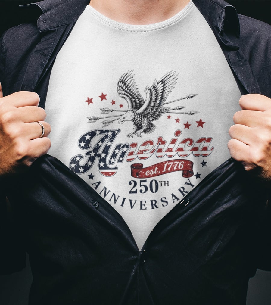 Eagle America 250th Anniversary Est 1776 T-Shirt