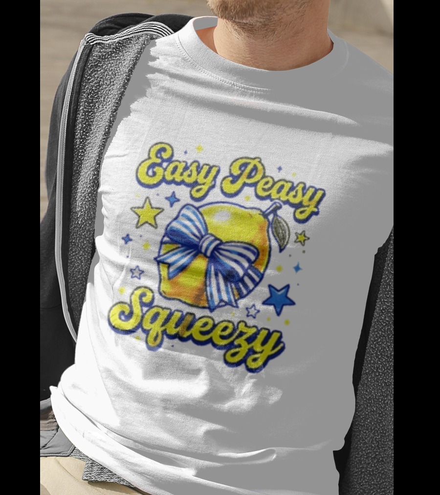 Easy Peasy Lemon Squeezy Bow Star T-Shirt